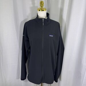 Patagonia Adze Jacket Windproof Lightweight Windbreaker Black Womens‎ XL NERDERY
